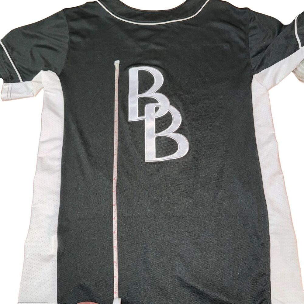 Augusta Sportswear Men's Black Baseball Jersey Size L Short Sleeve